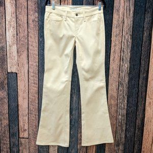 Joe's Jeans Cream Flare Leg Jeans